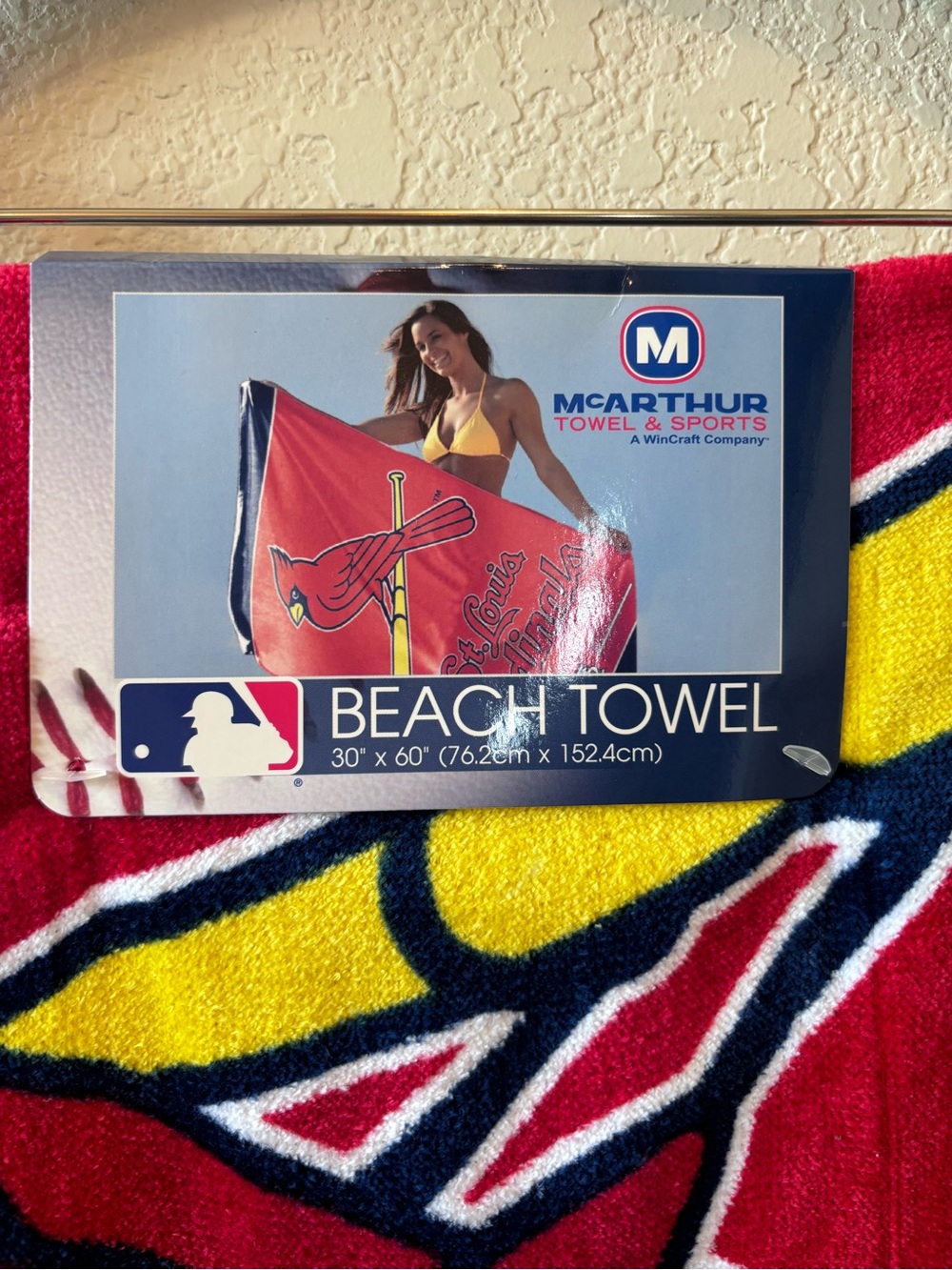 NWT MLB St. Louis Cardinals Beach Towel